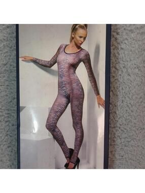 Fever Lingerie Body Suit Roger Print One Size Fits Most